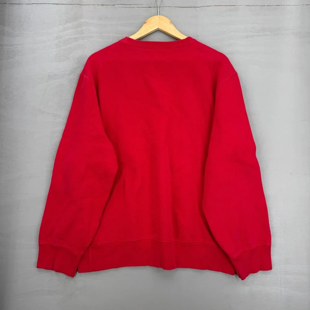 Vintage Polo Ralph Lauren Crewneck Sweatshirt Red Pony Logo Pullover XL